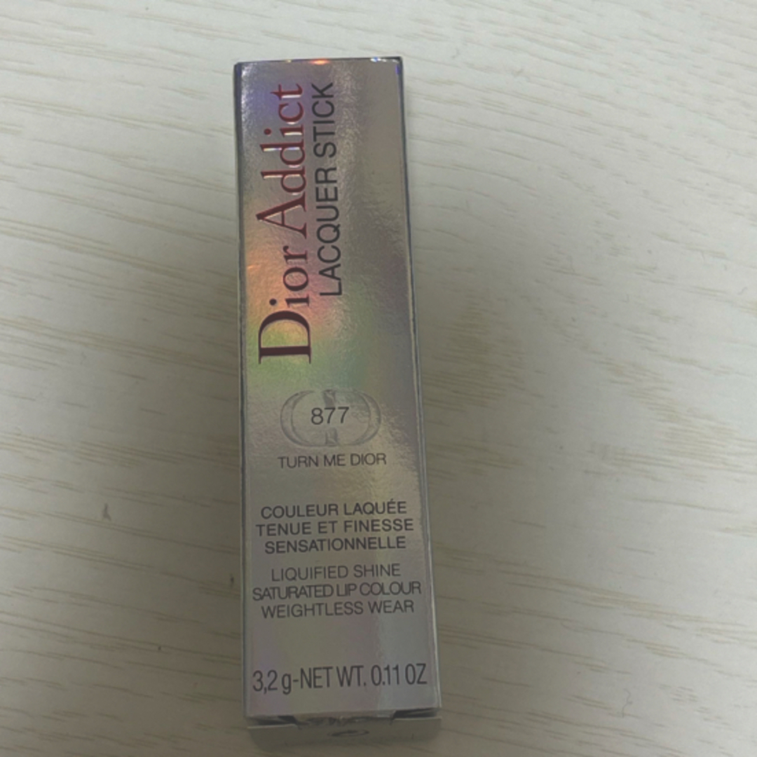 Dior(ディオール)のdior addict lacquer stick # 877 コスメ/美容のベースメイク/化粧品(口紅)の商品写真