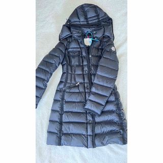 モンクレール(MONCLER)の美品モンクレール　moncler HERMINE エルミンヌ フード付0ブラック(ダウンジャケット)