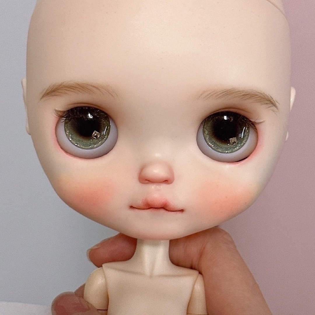 【お気にいる】 恥ずかしがり屋 海外作家様 カスタムブライス 幼い 透明 優しい 人形