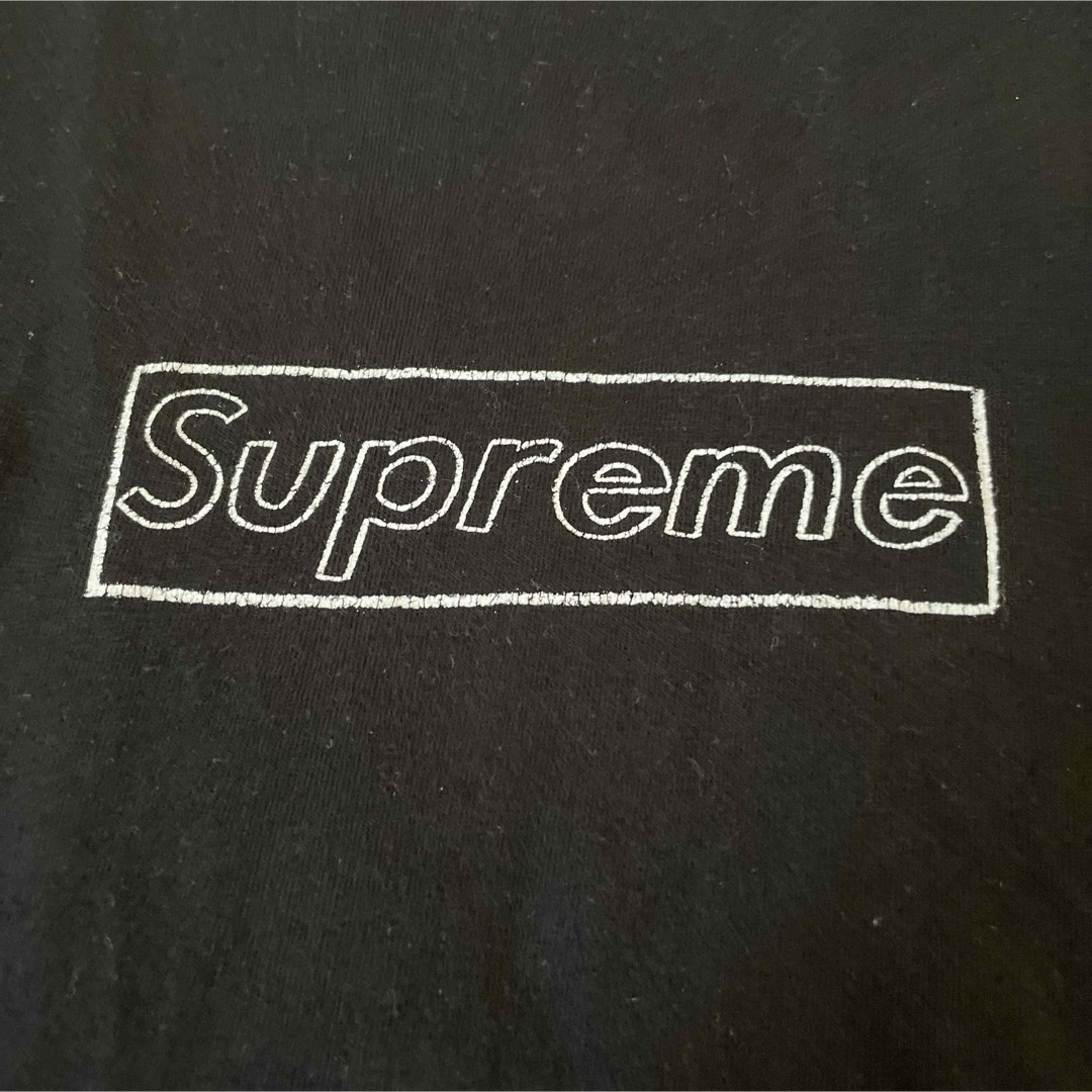 supreme kaws TEE Black XL