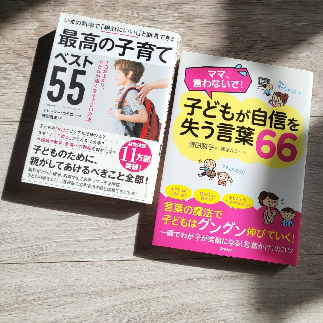 最高の子育てベスト55 子供が自信を失う言葉66 エンタメ/ホビーの本(住まい/暮らし/子育て)の商品写真