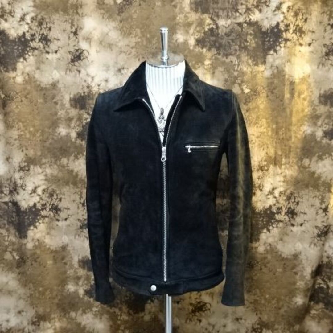 BACKBONE(バックボーン)の別注!!(定価154000)BACKBONE バックボーン・スエードレザーJKT メンズのジャケット/アウター(レザージャケット)の商品写真