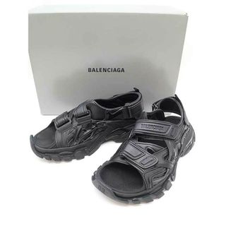 バレンシアガ(Balenciaga)のBALENCIAGA バレンシアガ TRACK SANDAL トラックサンダル ブラック 40(サンダル)