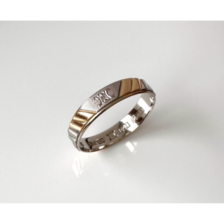 セリーヌ デザインリング プラチナ850 #15 Pt850 15号 指輪