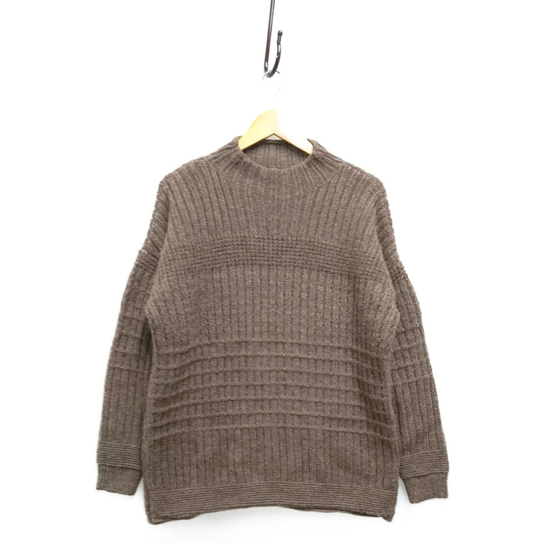 約59cm袖丈TOO GOOD トゥーグッド THE PLOUGHMAN JUMPER ニットセーター ブラウン サイズ L 正規品 / 30442