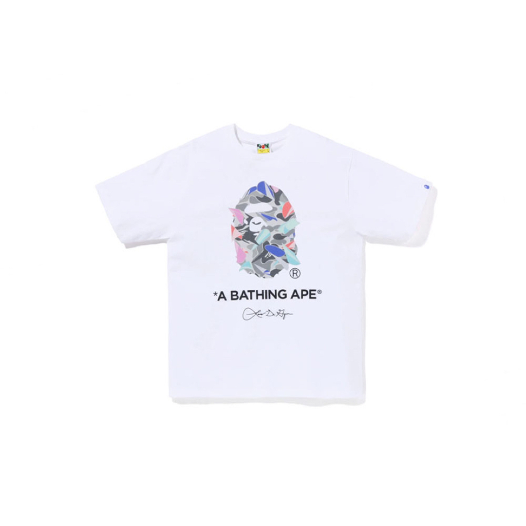 メンズA BATHING APE xLOUIS DE GUZMAN Tee White