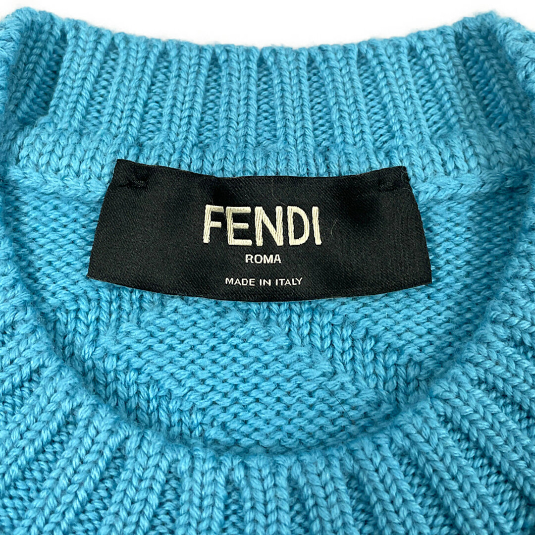 大人気】FENDI エンボスロゴ ウール セーター-