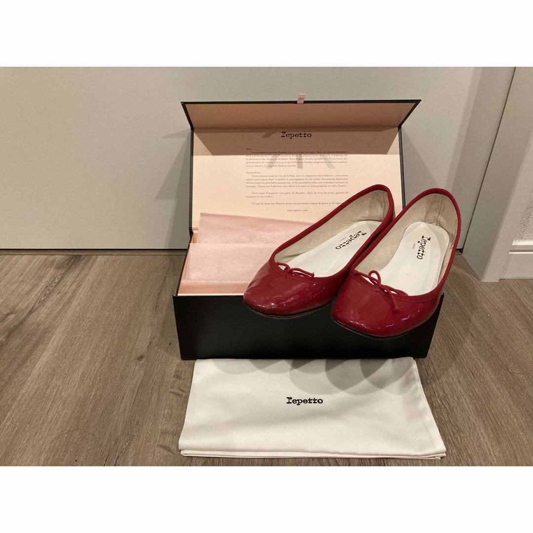 repetto レペット　サンドリオン　フラットシューズ　赤　パンプス　38