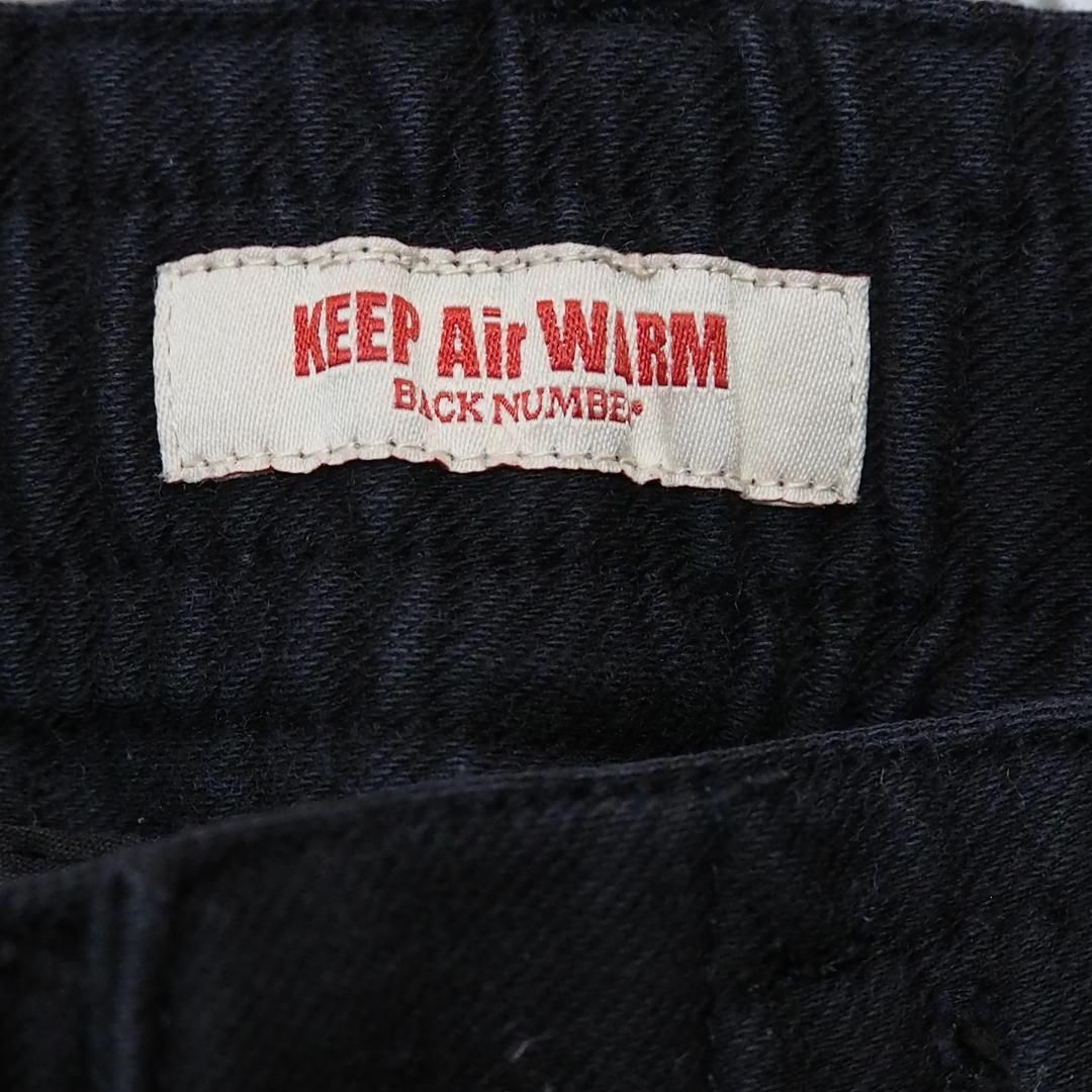 BACK NUMBER(バックナンバー)の専用BACK NUMBER 暖か WARM ストレッチ パンツ S ブラック メンズのパンツ(その他)の商品写真