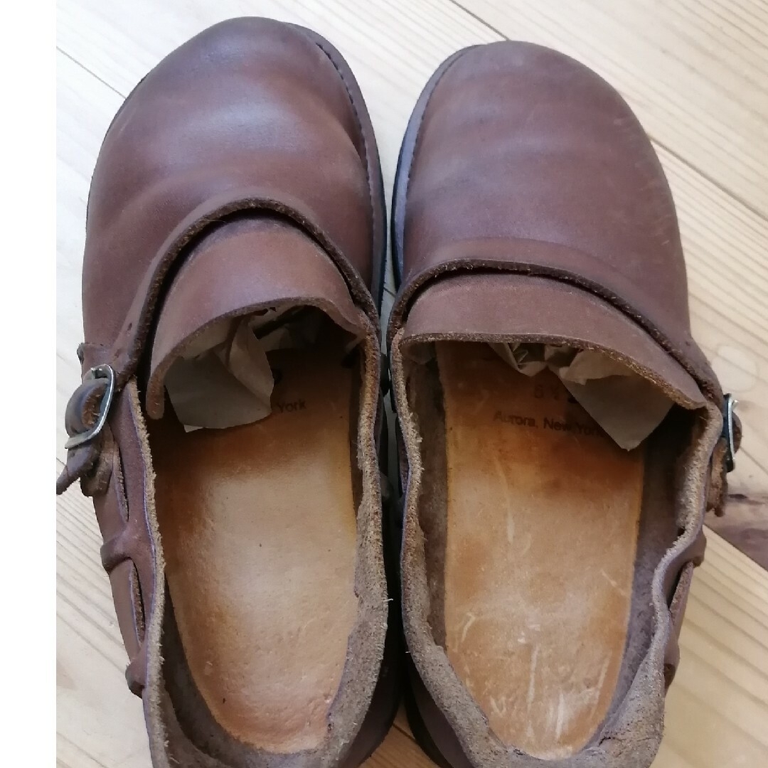 AURORA(アウロラ)のオーロラシューズ Aurora Shoues ミドルイングリッシュレザーシューズ レディースの靴/シューズ(ローファー/革靴)の商品写真