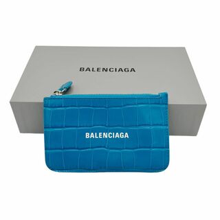 バレンシアガ(Balenciaga)の⭐️美品⭐️ バレンシアガ クロコ型押し シャイニーレザー カードケース(コインケース)