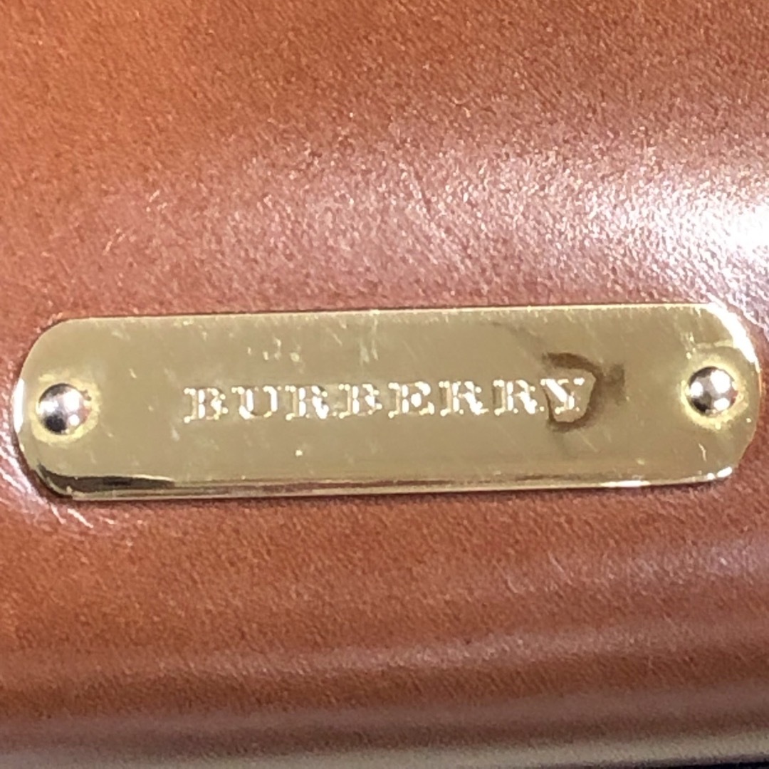 BURBERRY(バーバリー)の【再値下げ❗️】⭐️バーバリー レザーバッグ 茶色 レディースのバッグ(ボストンバッグ)の商品写真