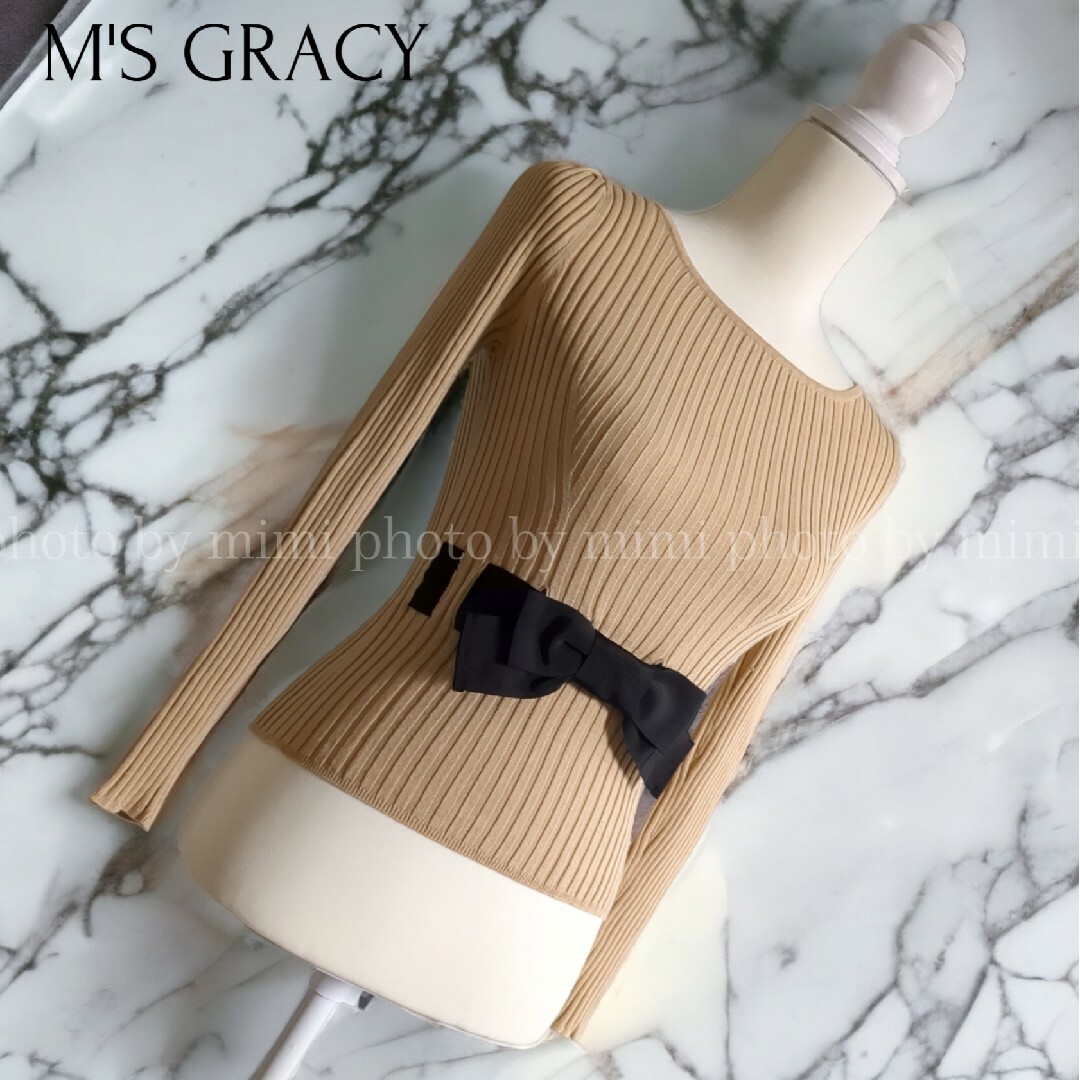 11000円 M´S GRACY*定番グログランリボンニット grafotec.com.mx