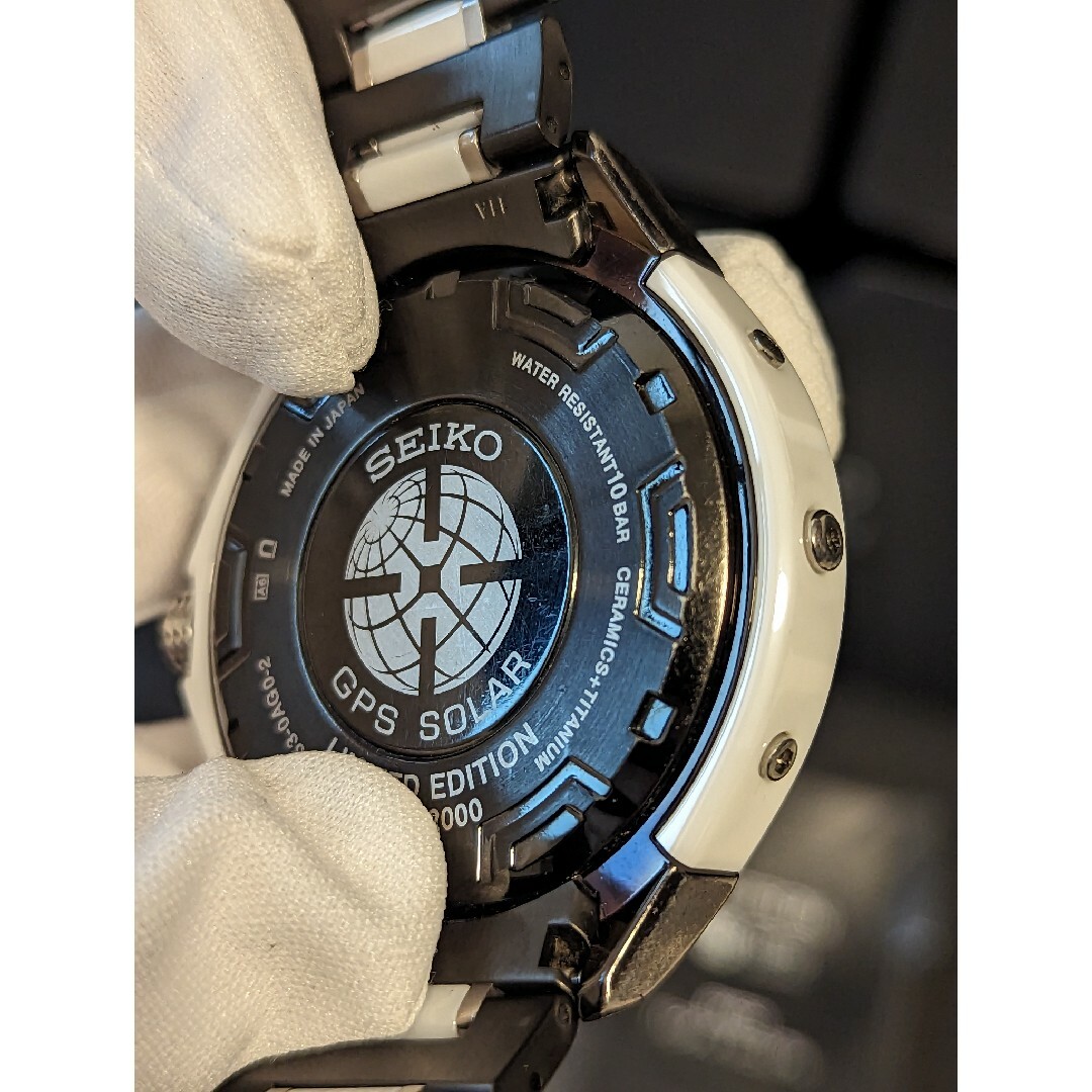 ☆美品☆限定アストロンSBXB071 フルコマ 黒×白 チタンモデル ☆美品☆限定アストロンSBXB071 フルコマ 黒×白 チタンモデル