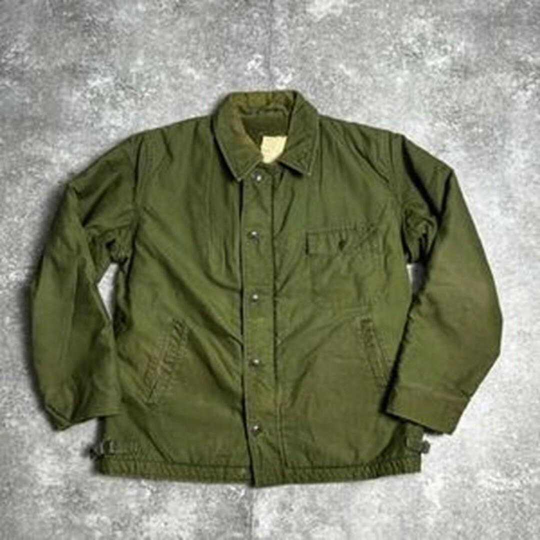 70's 80's U.S. NAVY A-2 デッキジャケット 後期型 米海軍 ヴィンテージ