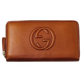 値下げ中!美品☆GUCCI グッチ レザー ラウンドファスナー 長財布 小銭