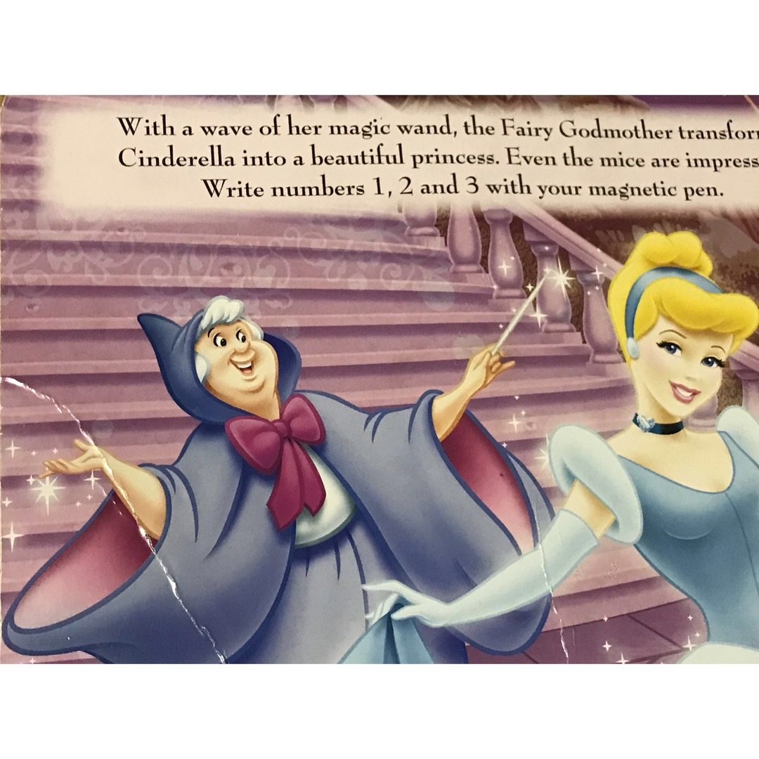 Disney(ディズニー)のディズニープリンセス 英語 Learning to Count ぬり絵 パズル エンタメ/ホビーの本(絵本/児童書)の商品写真