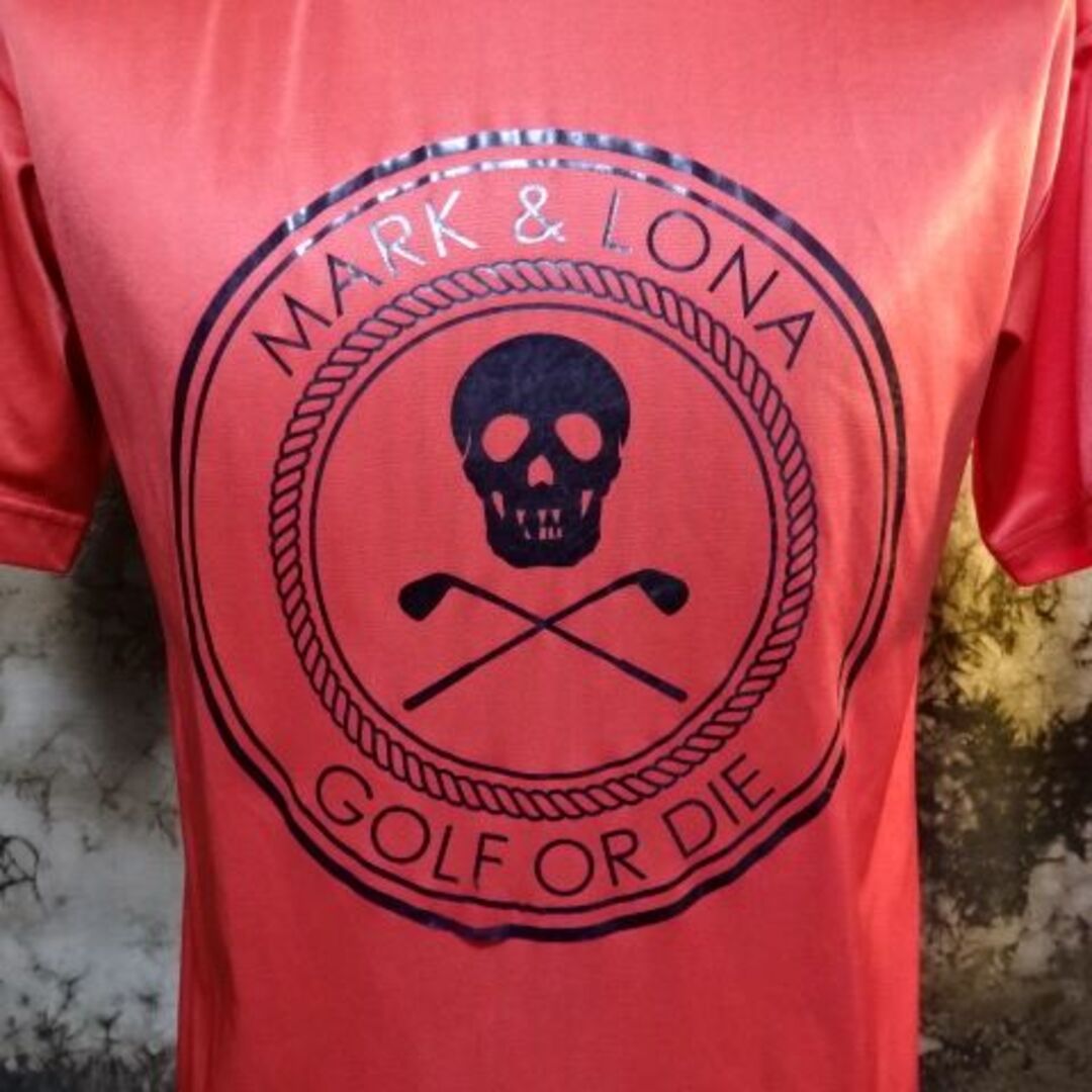 MARK & LONA 半袖モックネックTシャツ ピンク 50 | bonowatch.com