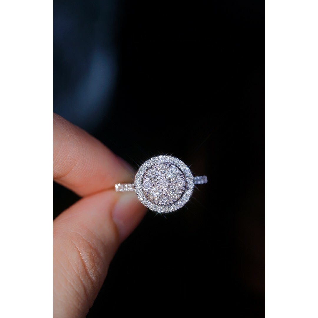 天然ダイヤモンドリング0.95ct　k18