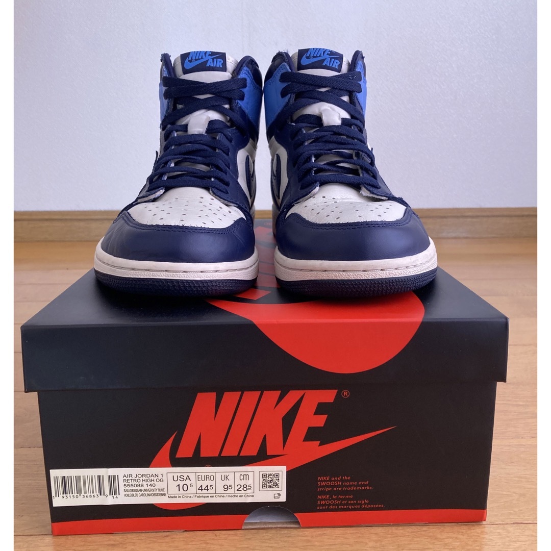 AIRJORDAN1RETROHIGHOGオブシディアンUNC28.5㎝