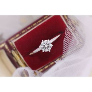 天然ダイヤモンドリング0.5ct　k18(リング(指輪))