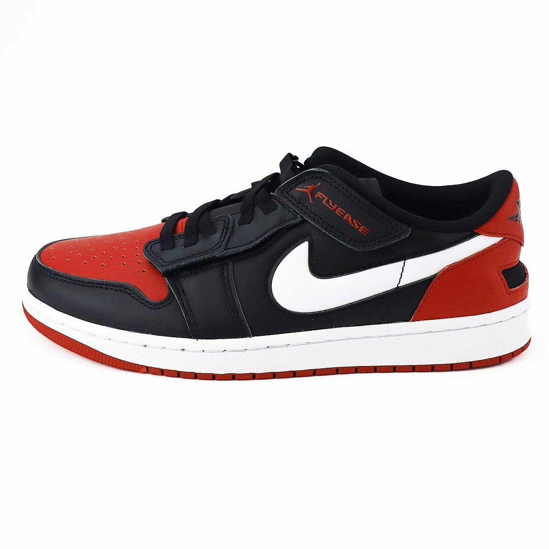 NIKE(ナイキ)の【新品】NIKE ナイキ エア ジョーダン 1 LOW フライイーズ スニーカー 28.5cm DM1206-066 国内正規品 ブラック/ホワイト/ジムレッド【送料無料】イージーオン/オフ シューズ【代引き手数料無料】23530935 メンズの靴/シューズ(スニーカー)の商品写真