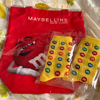 メイベリン(MAYBELLINE)のメイベリンニューヨーク×M&M'S コラボ商品(トートバッグ)