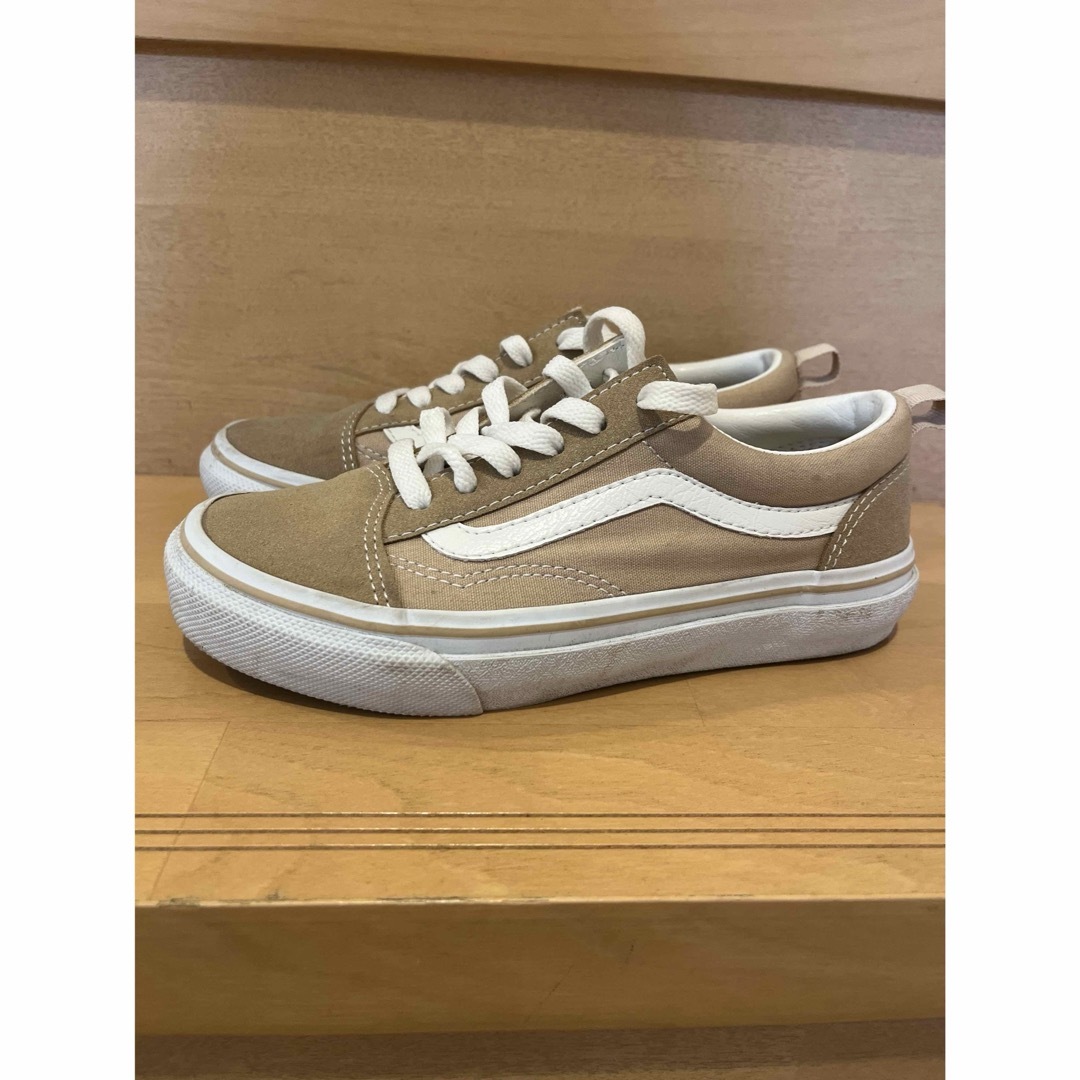 OLD SKOOL(VANS) - VANS 22.0cm オールドスクール ベージュの OLD SKOOL(VANS) - VANS 22.0cm オールドスクール ベージュの