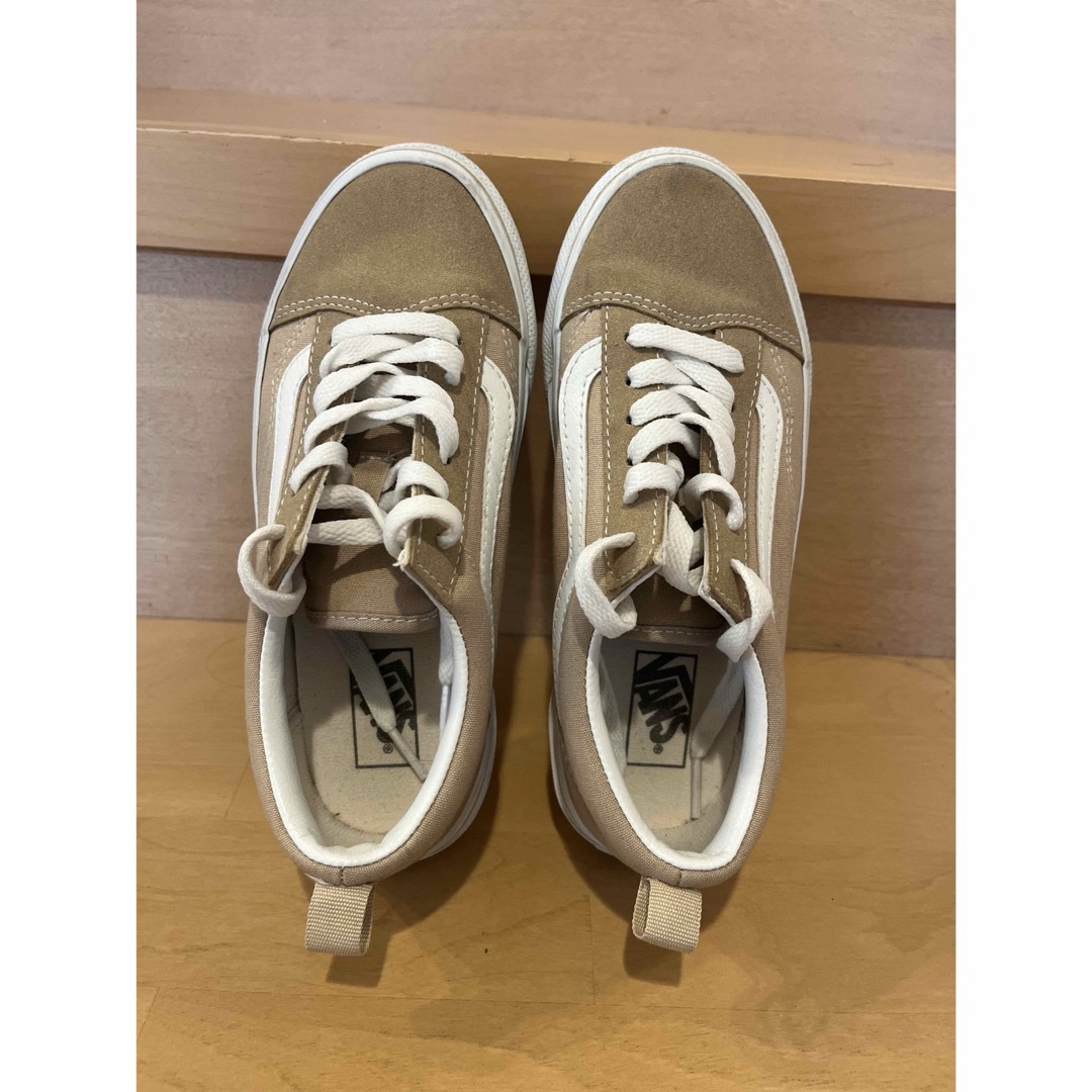 OLD SKOOL(VANS) - VANS 22.0cm オールドスクール ベージュの OLD SKOOL(VANS) - VANS 22.0cm オールドスクール ベージュの