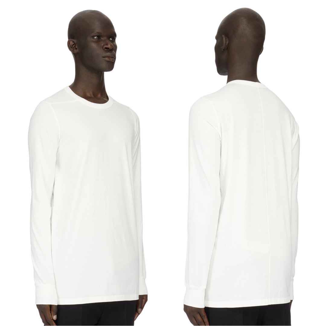 極美品 RICK OWENS 21SS LEVEL LS TEE MILK XL