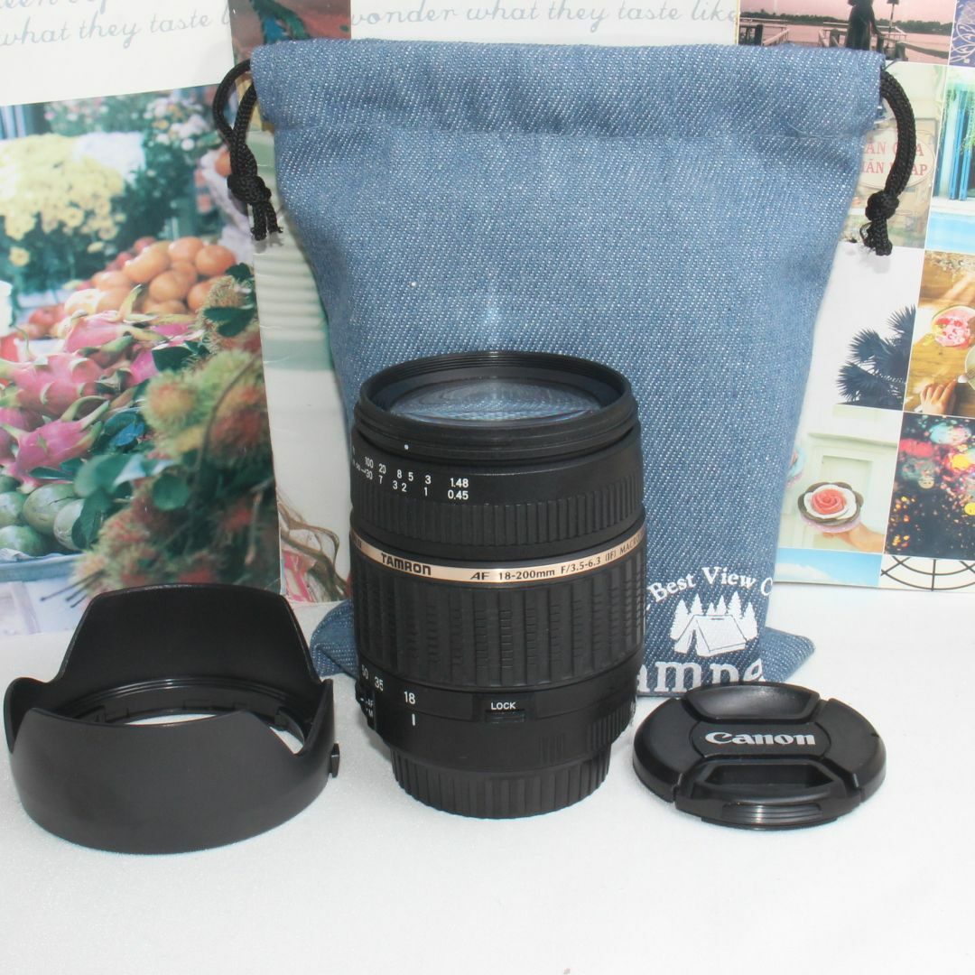 ❤️１本で近くから遠くまでカバー❤️キャノン用 TAMRON 18-200mm