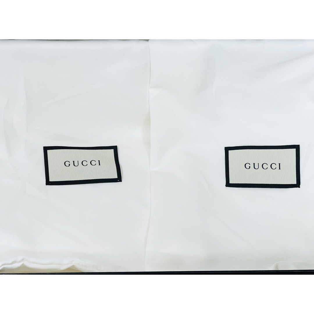 GUCCI ハイビスカスレッド スニーカー ブルー GG レザー 27cm