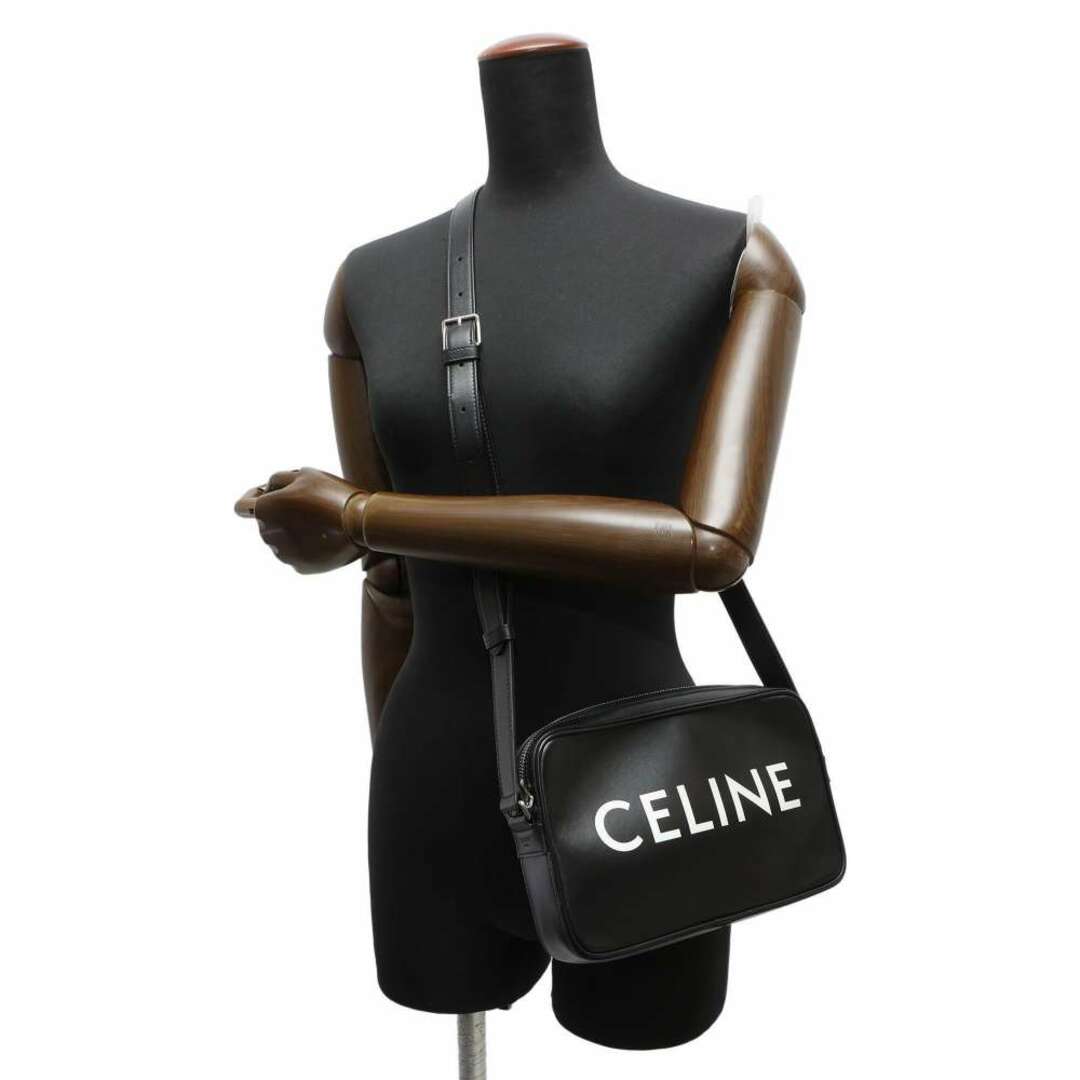 CELINE セリーヌ 旧型 ラゲージ ナノショッパー 2Wayショルダーバッグ レザー ブラック