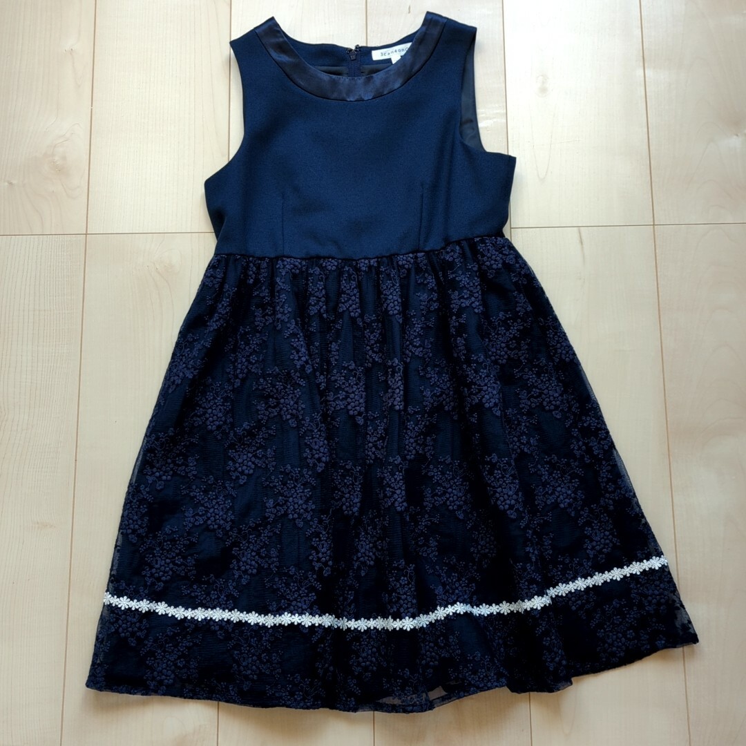 3can4on フォーマルワンピース　130サイズ キッズ/ベビー/マタニティのキッズ服女の子用(90cm~)(ドレス/フォーマル)の商品写真