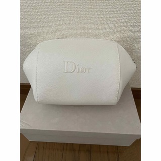 ディオール(Dior)のディオール　ノベルティポーチ　ホワイト(ポーチ)