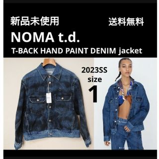 ノマティーディー(NOMA t.d.)のNOMA t.d. T-BACK HAND PAINT DENIM jacket(Gジャン/デニムジャケット)