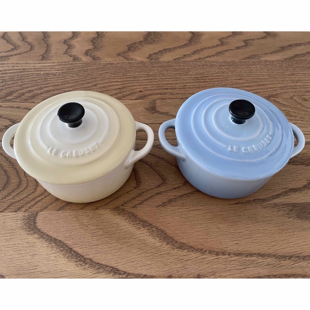 LE CREUSET - ル•クルーゼ ミニ•ココット ラムカン2個セットの通販 by ...