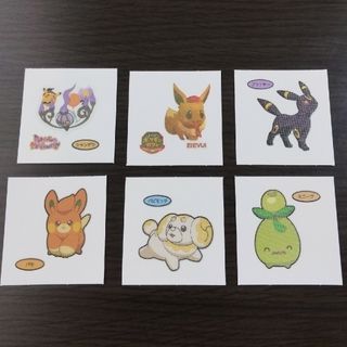 ポケモン(ポケモン)のﾎﾟｹﾓﾝ　ﾃﾞｺｷｬﾗｼｰﾙ　6枚組C(その他)