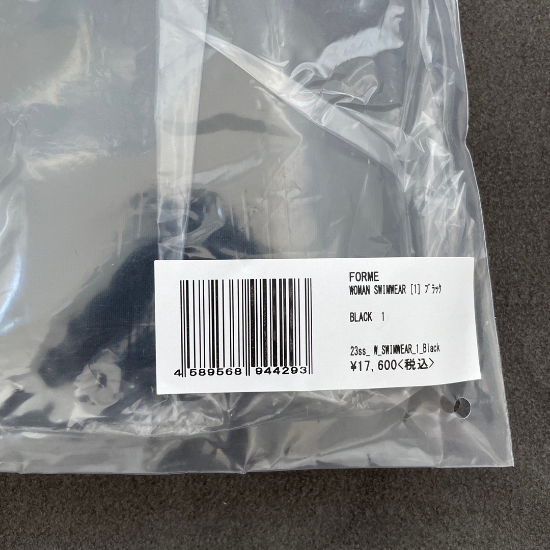 FORME スイムウェア ブラック サイズ1 水着 FORME スイムウェア ブラック サイズ1 水着