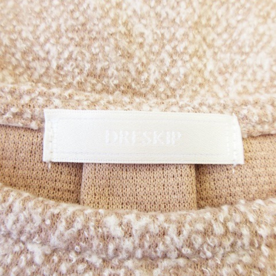 DRESKIP(ドレスキップ)のドレスキップ カットソー 長袖 起毛 ループ ストレッチ こっくり M ピンク レディースのトップス(カットソー(長袖/七分))の商品写真