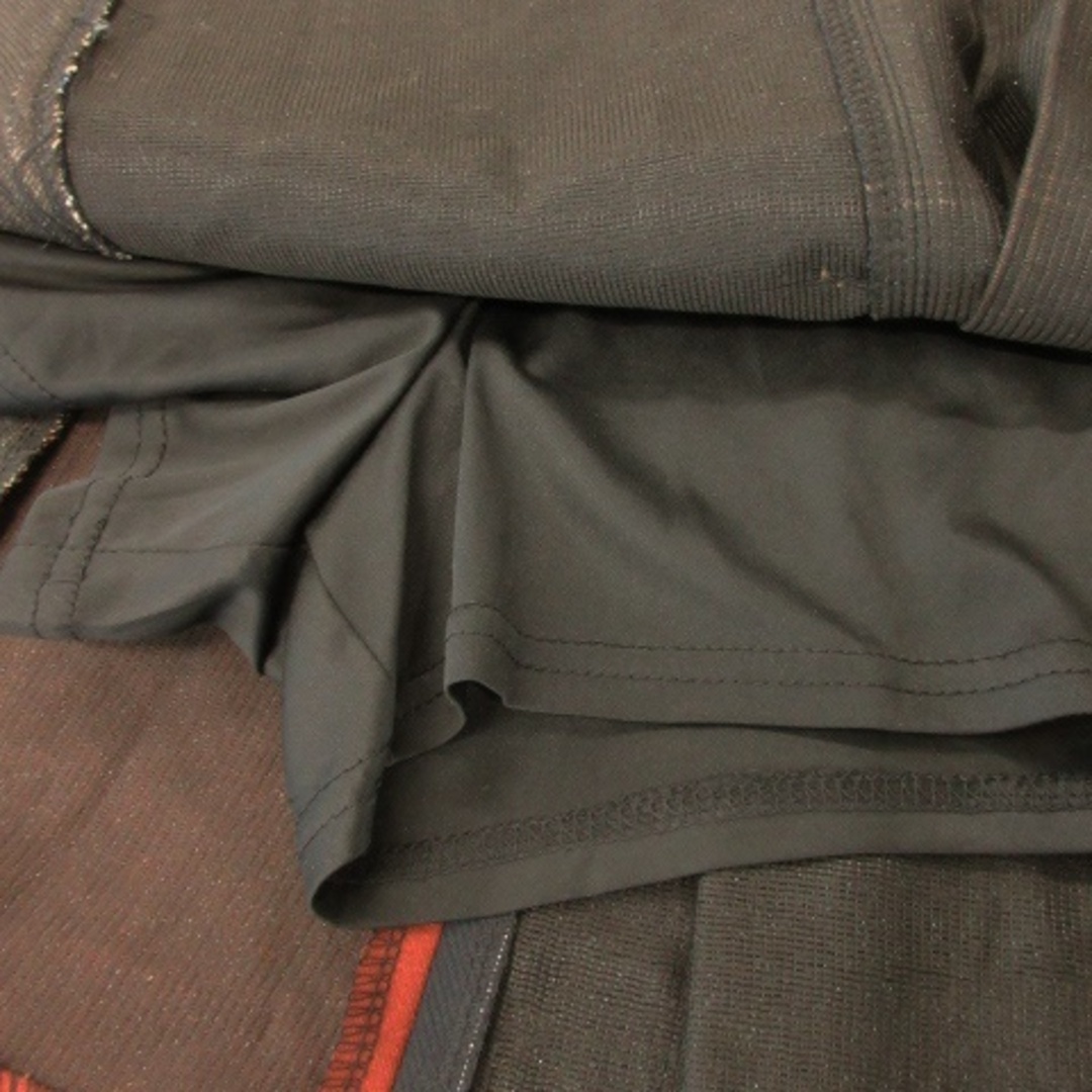 REDYAZEL(レディアゼル)のレディアゼル スカート トレンチ ミニ 異素材 切替 インナーパンツ M 茶 レディースのスカート(ミニスカート)の商品写真