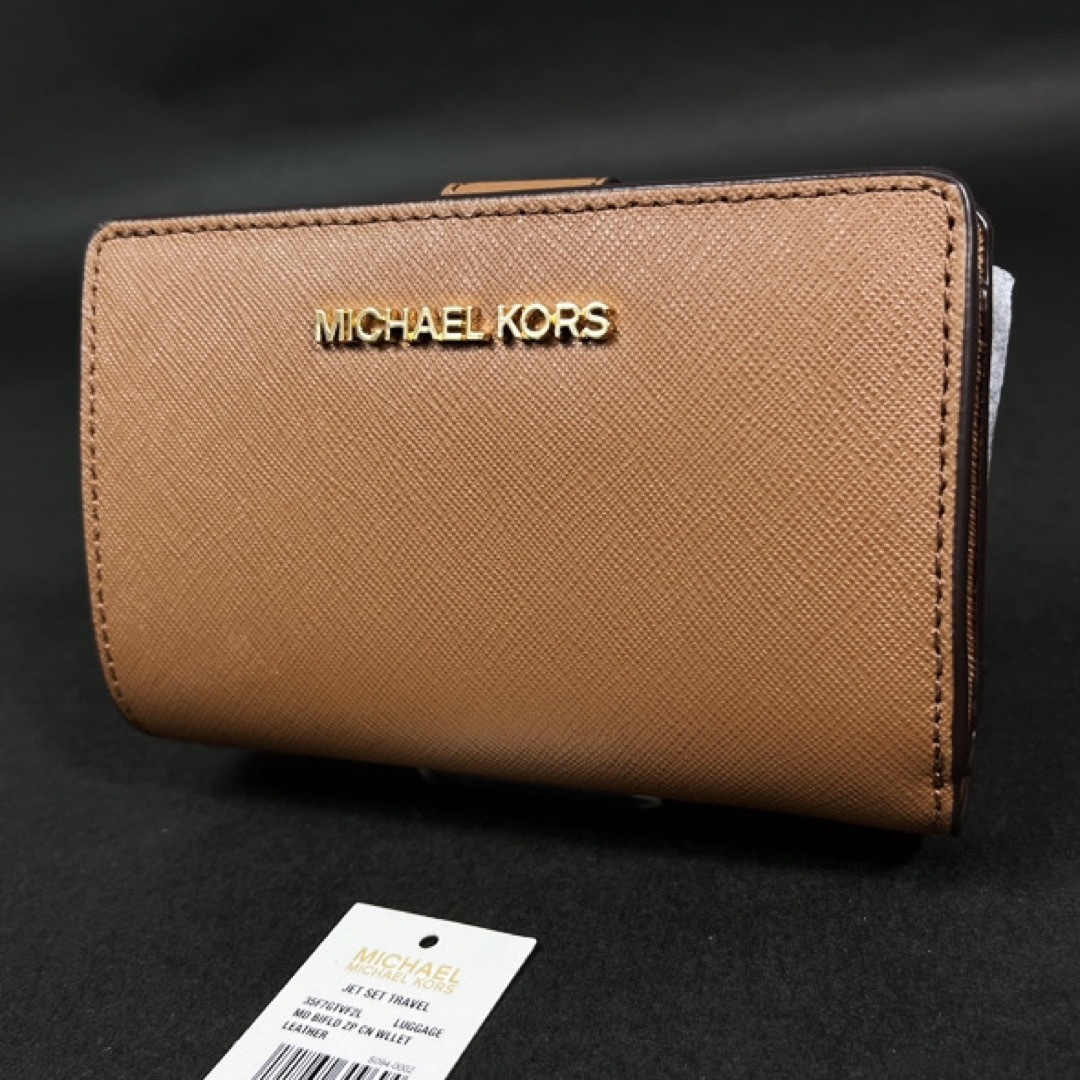 ★ 最新モデル 【新品】MICHAEL KORS 二つ折り財布 ブラウン