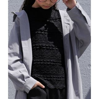 アンティカ(antiqua)のantiqua キッズレーストップス 新品未使用(Tシャツ/カットソー)