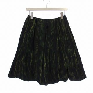 PRADA - PRADA プラダ ひざ丈スカート 38(S位) 白xオレンジx黒等