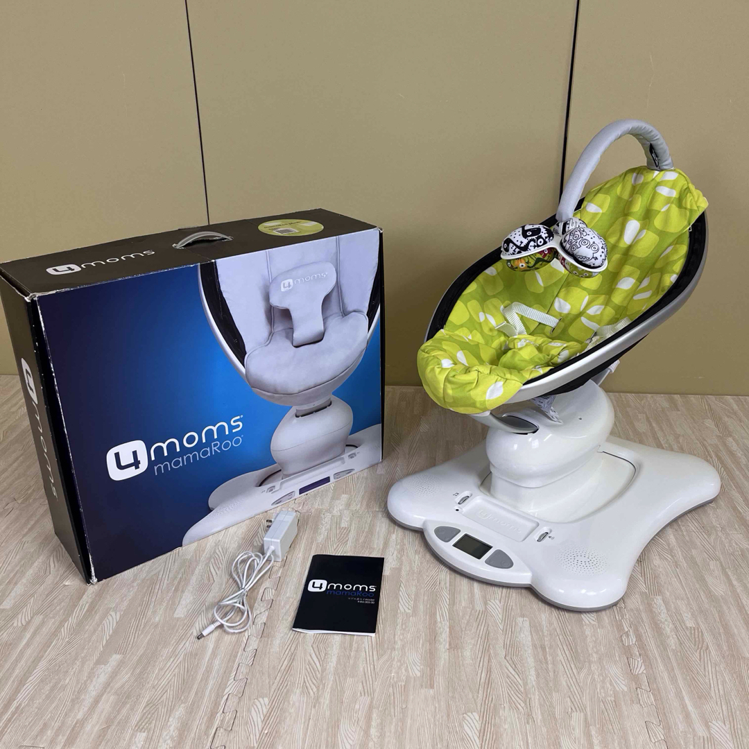 4moms(フォーマムズ)のクリーニング済　☆美品☆　4moms　mamaRoo　ママルー　電動式 キッズ/ベビー/マタニティの寝具/家具(その他)の商品写真