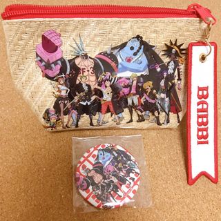 ワンピース(ONE PIECE)のONE PIECE FILM RED バビ 映画 ポーチ 缶バッジ(ノベルティグッズ)