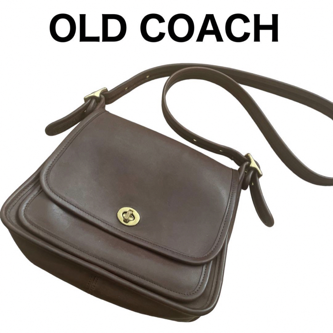 COACH - OLD COACH ターンロック ショルダーバッグ ゴールド金具