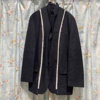 コムデギャルソン(COMME des GARCONS)のCOMME des GARÇONS  ブラックデニムドッキングジャケット(テーラードジャケット)