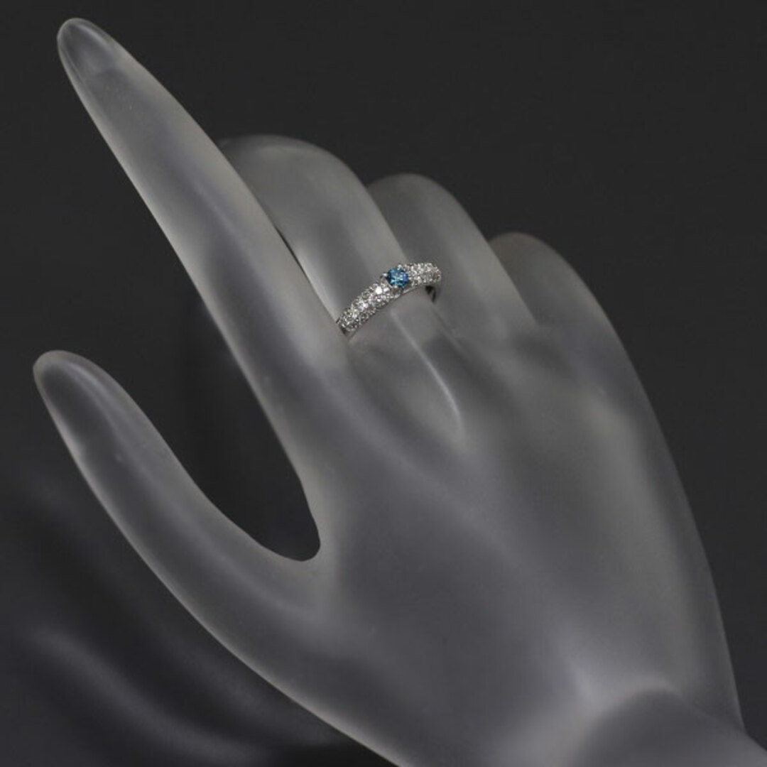 K18WG ダイヤモンド リング TBD0.10ct D0.20ct レディースのアクセサリー(リング(指輪))の商品写真