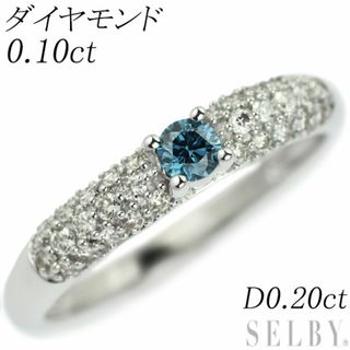 K18WG ダイヤモンド リング TBD0.10ct D0.20ct(リング(指輪))